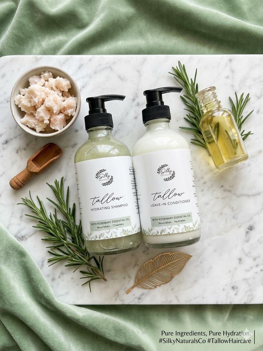 TALLOW HYDRATING SHAMPOO & LEAVE IN CONDITIONER