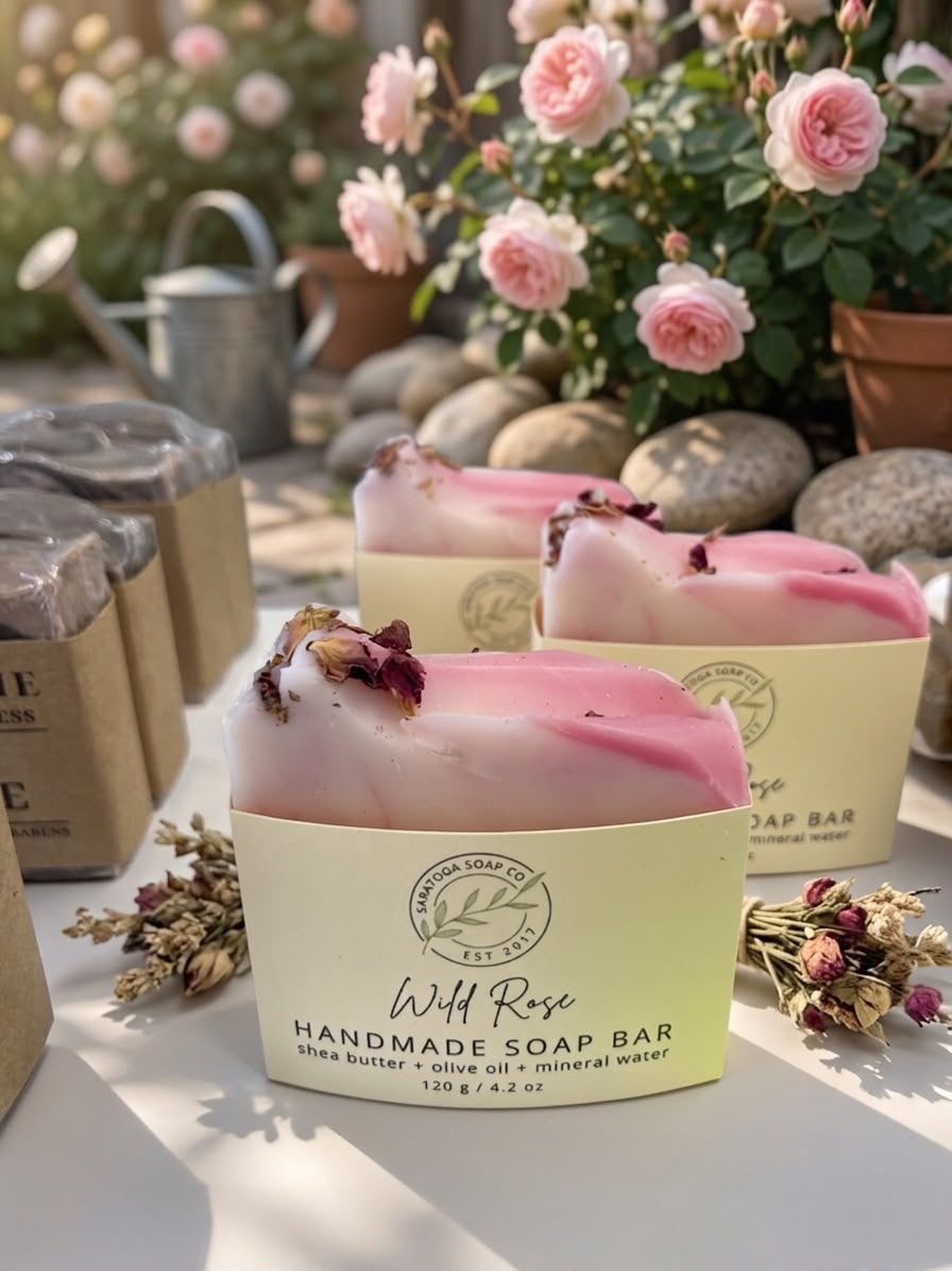 WILD ROSE HANDMADE SOAP BAR