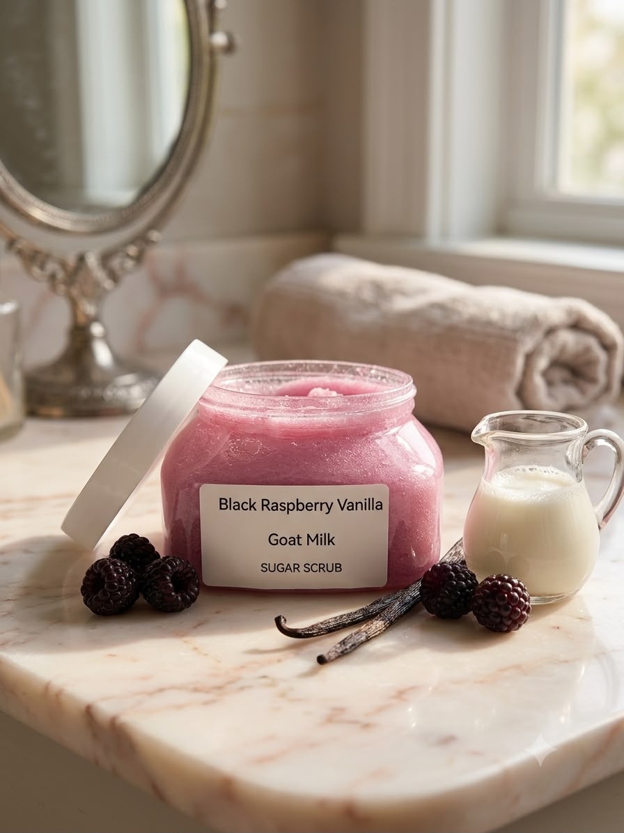 BLACK RASBERRY VANILLA GOAT MILK SUGAR